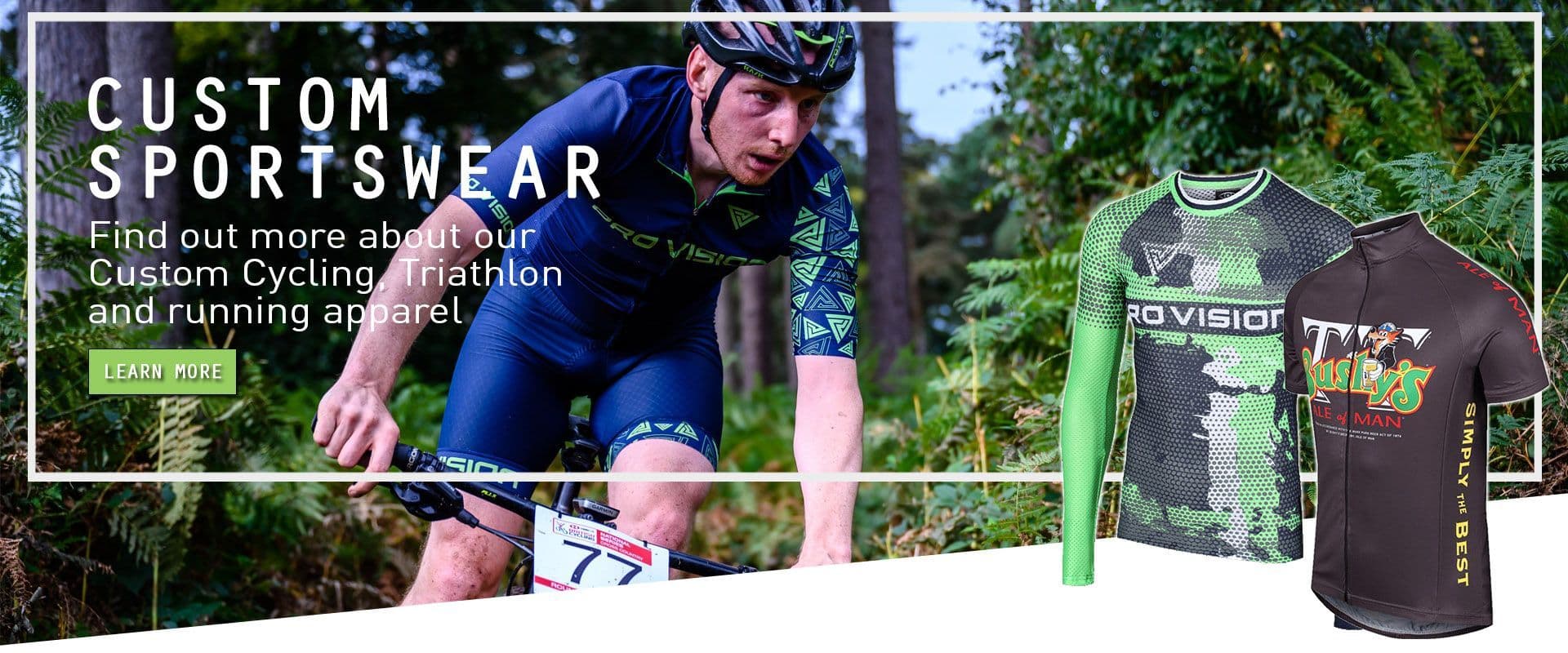 Custom cycling clothing