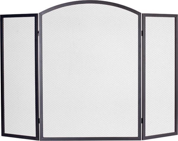 Arched 3 Fold Fire Guard - Fireplace Screen | Thefiresideshop.co.uk