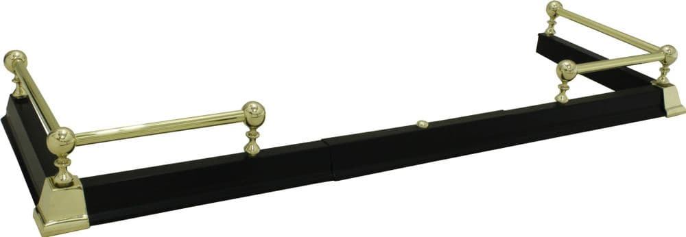 Classic 6 Ball Back & Steel Fire Fender | Thefiresideshop.co.uk