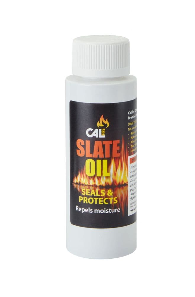 Calfire Slate Oil 100ml - Cleaning Products | Thefiresideshop.co.uk