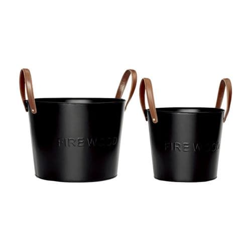 Firewood Embossed Buckets 23154L