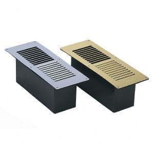 Brass Floor Vent | Fire Maintenance