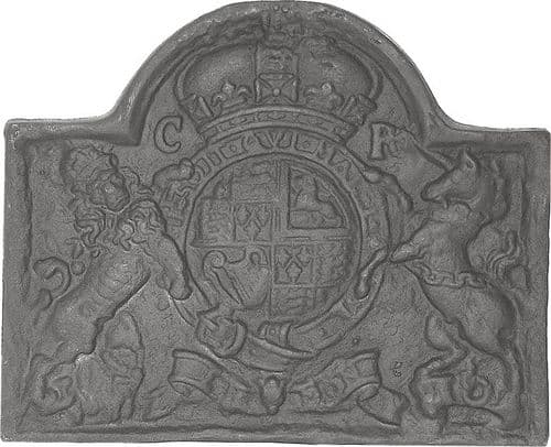Large Lion and Unicorn Fire Back 35162