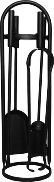 Modern Round Companion Set - Fire Tools | Thefiresideshop.co.uk