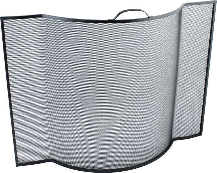 Noble Flat Sided Bowed Center Fire Guard | thefiresideshop.co.uk