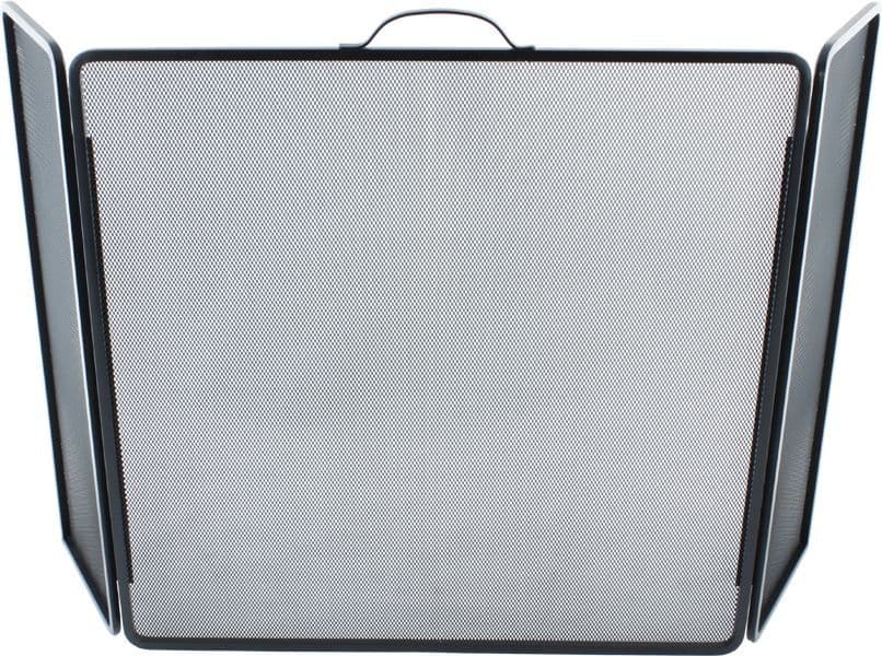 Noble Winged Black Fire Guard - Fire Screen | Thefiresideshop.co.uk
