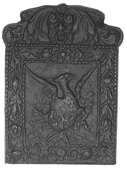 Phoenix Fire Back - Cast Iron Firebacks | www.thefiresideshop.co.uk