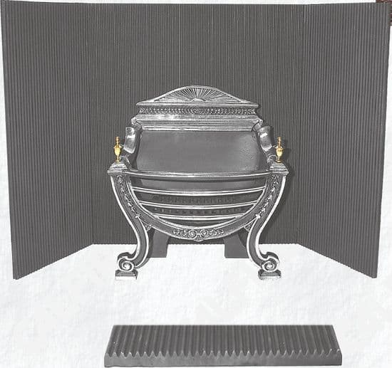 Reeded Cast Iron Panels