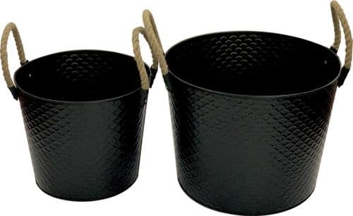 Round Emboss Buckets 23169L