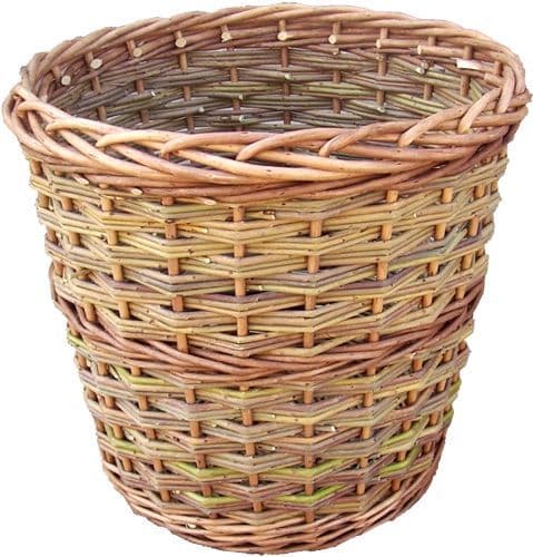 Round Kindling Basket - Small Basket | Thefiresideshop.co.uk