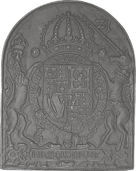 Royal Coat of Arms Fire Back 35188