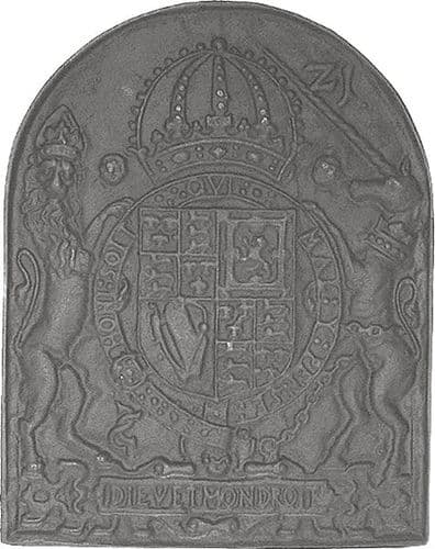 Royal Coat of Arms Fire Back 35188
