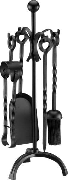 Rushton Companion Set - Fire Tools | Thefiresideshop.co.uk