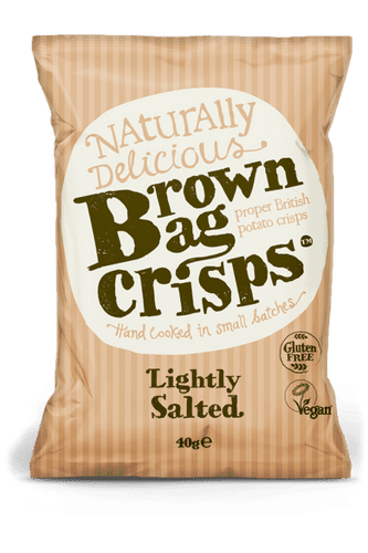 Brown Bag Lightly Salted Crisps 20 x 40g