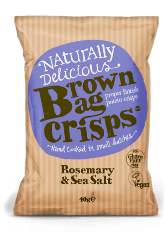 Brown Bag Rosemary & Sea Salt Crisps 20 x 40g
