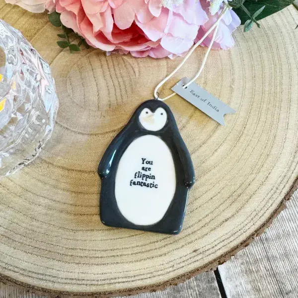**NEW** Porcelain Penguin Hangers