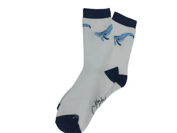 Ocean Whale Design Socks