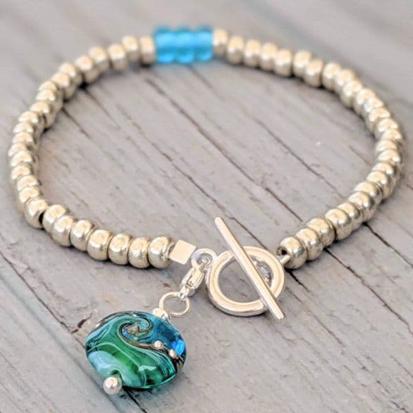 SALE ** Deep Blue Sea Simply Charming Bracelet ** SALE