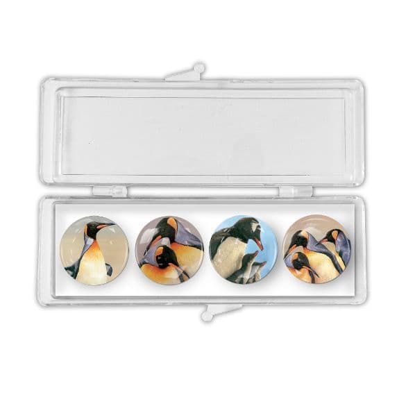 SALE ** Set of 4 Penguin Magnets ** SALE