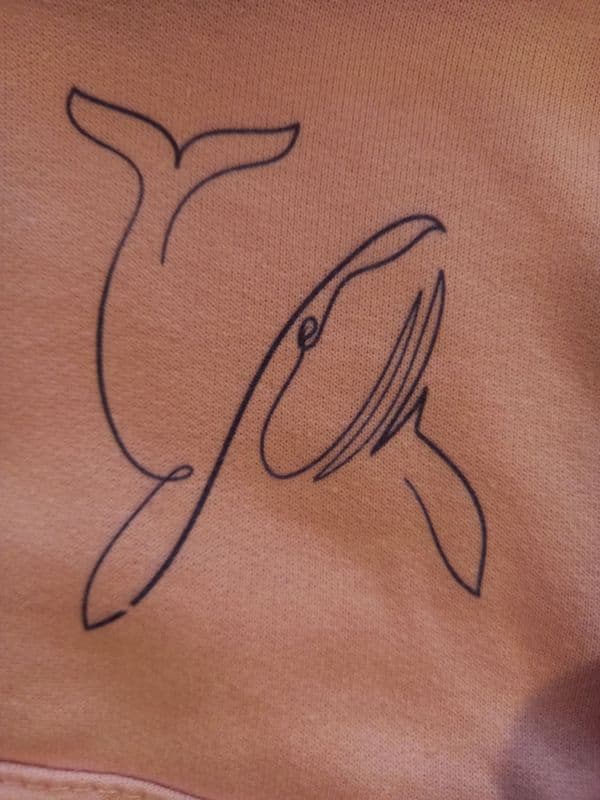 SALE ** Toddlers Hooded  Whale Sweatshirt ** SALE