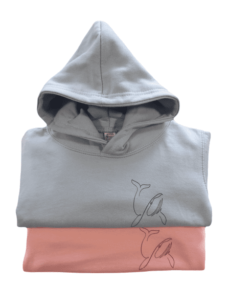 SALE ** Toddlers Hooded  Whale Sweatshirt ** SALE