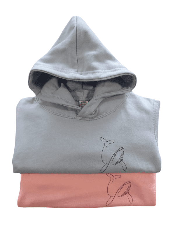 SALE ** Toddlers Hooded  Whale Sweatshirt ** SALE