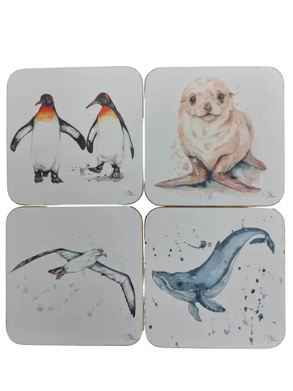 Set of 4 Coasters - Mixed Design