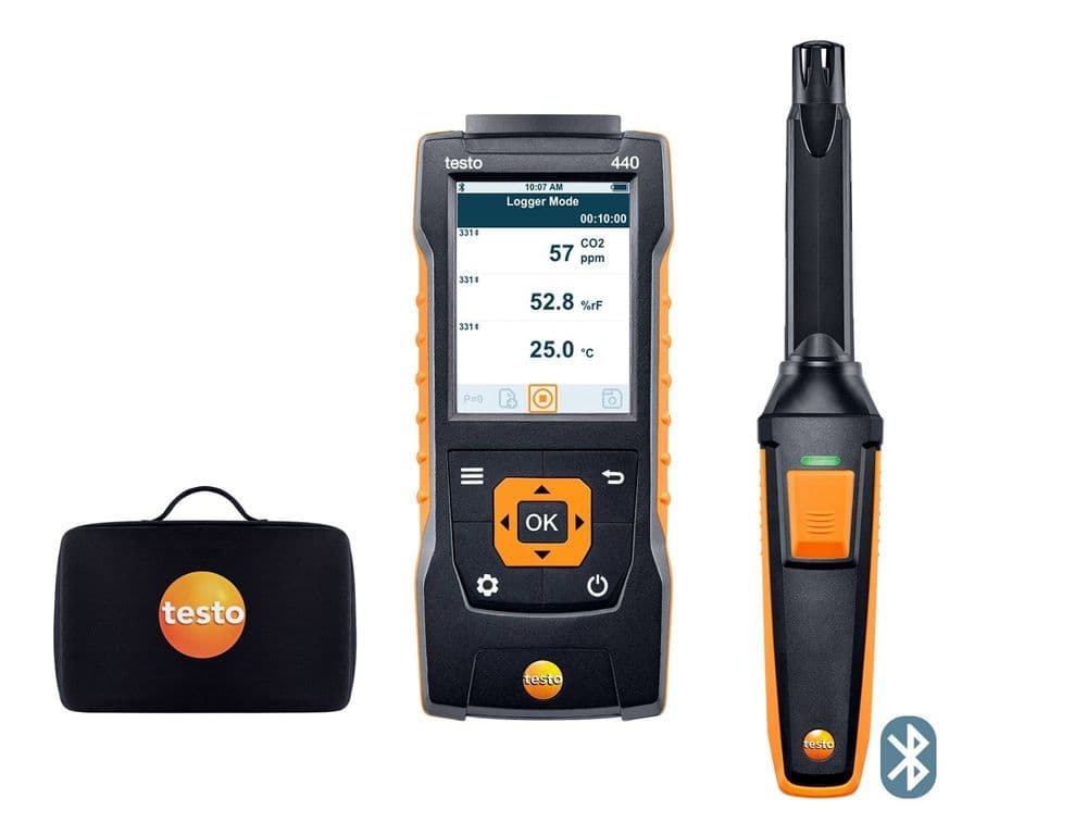 Testo 440 CO2 Kit with Bluetooth