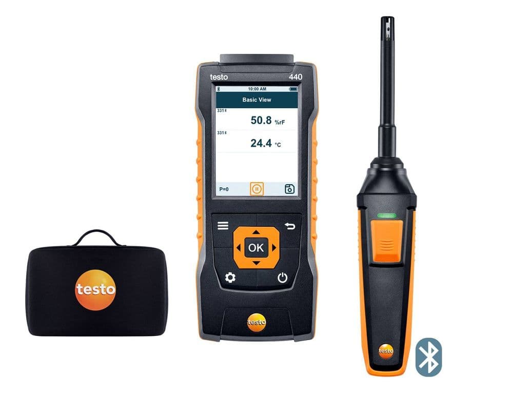 Testo 440 Humidity Kit with Bluetooth®
