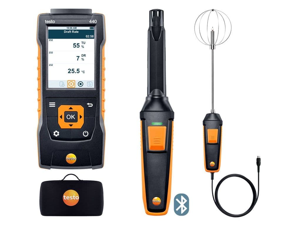 Testo 440 Indoor Comfort ComboKit with Bluetooth®