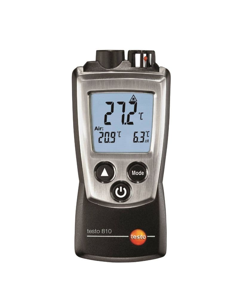 Testo 810 - 2 channel Infrared Thermometer (with TopSafe case)