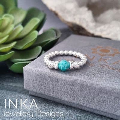 INKA Amazonite Ring