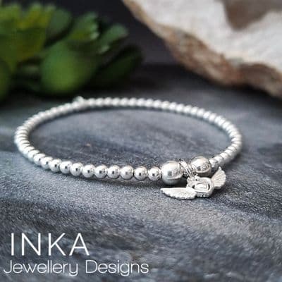 INKA Angel Wing Heart Bracelet