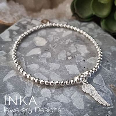 INKA Beaded Angel Wing Bracelet