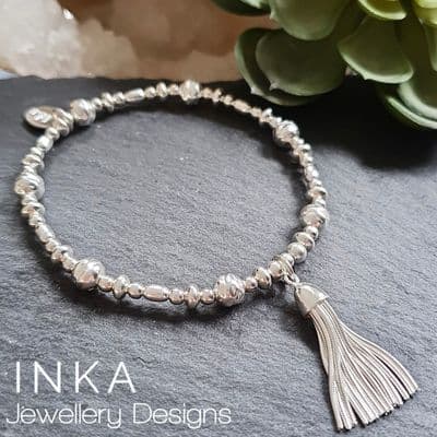 INKA Beaded Tassel Bracelet