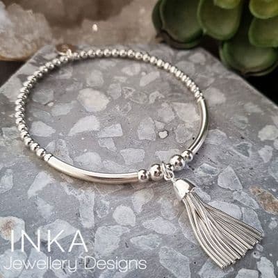 INKA Bright Tassel Bracelet