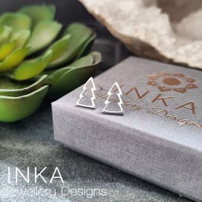 INKA Christmas Tree Earrings