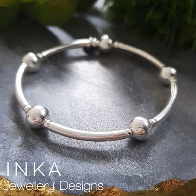 INKA Chunky Bead & Noodle Bracelet