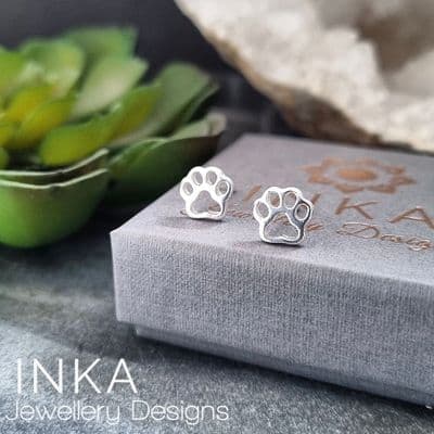 INKA Dog Paw Earrings
