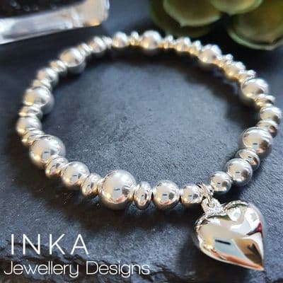 INKA Extra Chunky Large Heart Bracelet