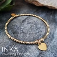 INKA Gold Heart Bracelet