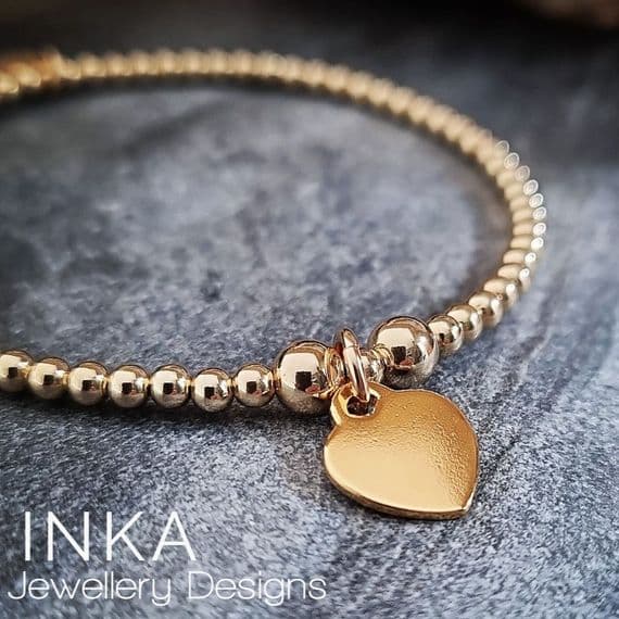 INKA Gold Heart Bracelet