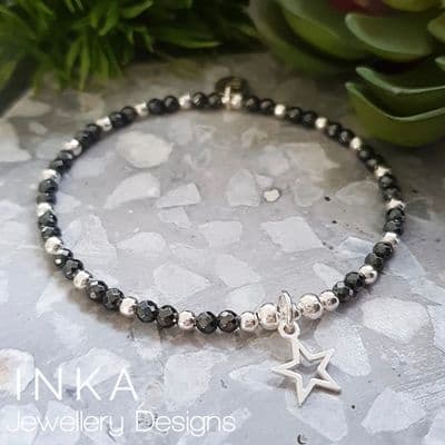 INKA Hematite Star Bracelet