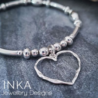 INKA Large Open Heart Bracelet