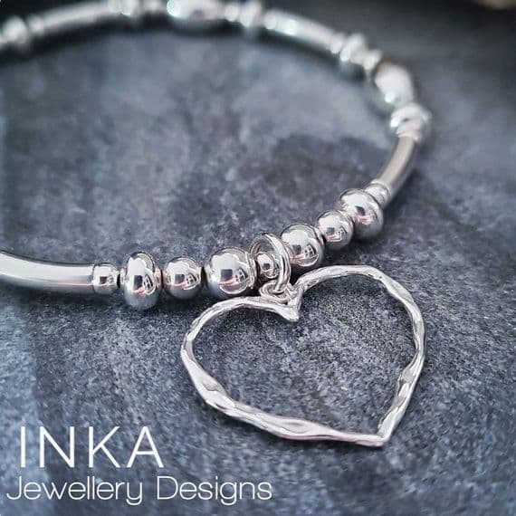 INKA Large Open Heart Bracelet