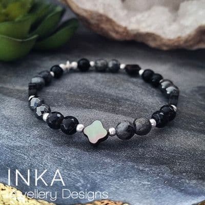 INKA Mixed Clover Bracelet.