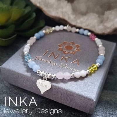INKA Mixed Gemstone MUM Bracelet.