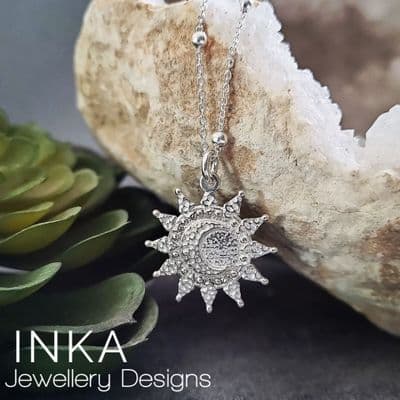 INKA Mystical Sun & Moon Necklace