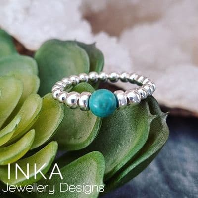 INKA Natural Turquoise Ring