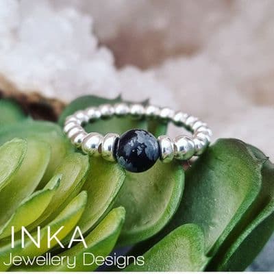 INKA Obsidian Ring